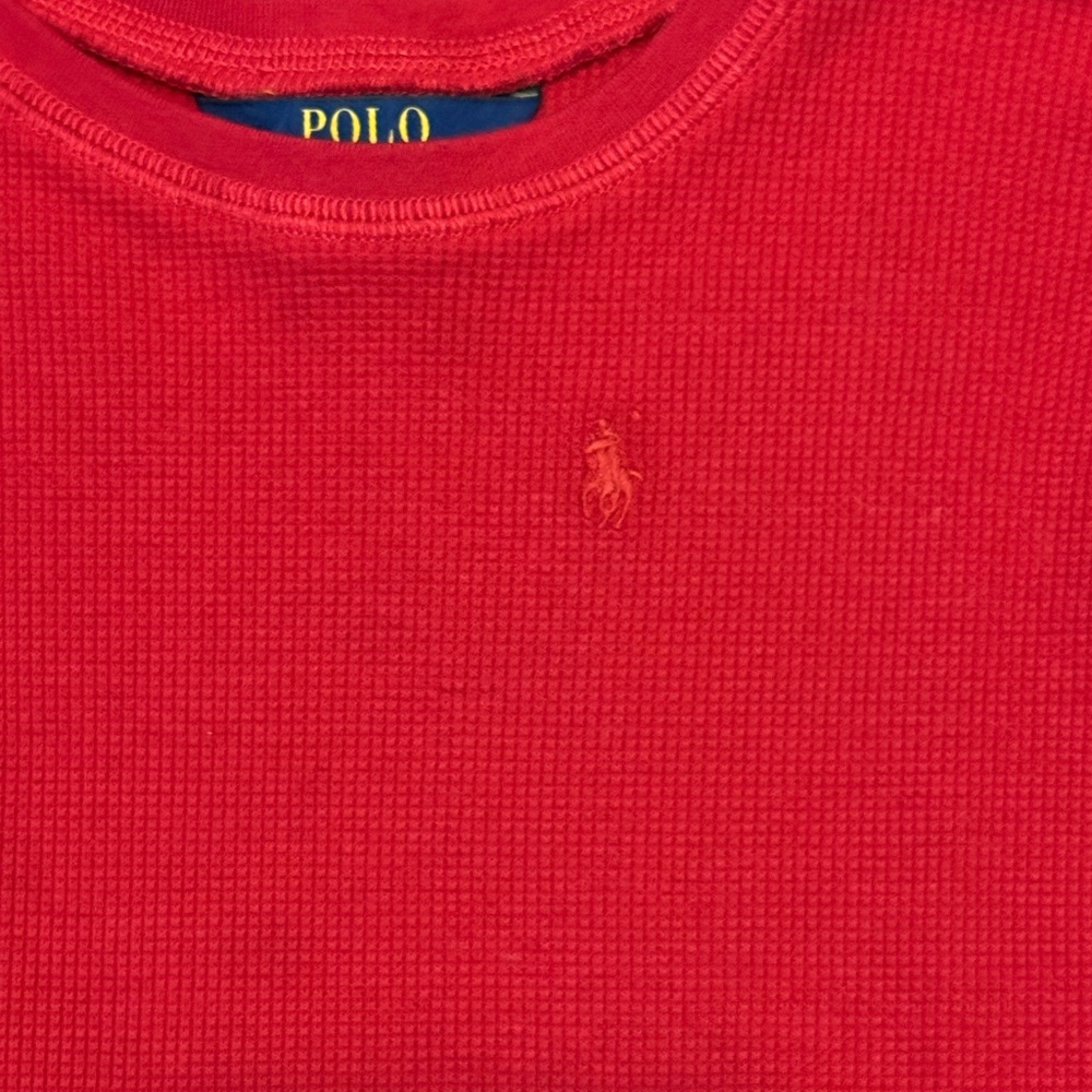 POLO Ralph Lauren Vibrant Red Thermal Top size 3T